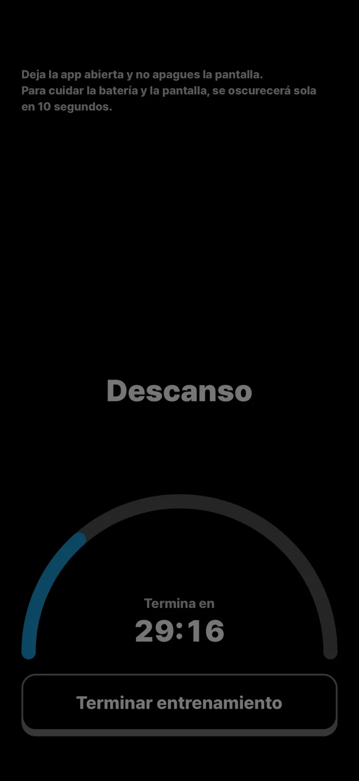 Pantalla de descanso